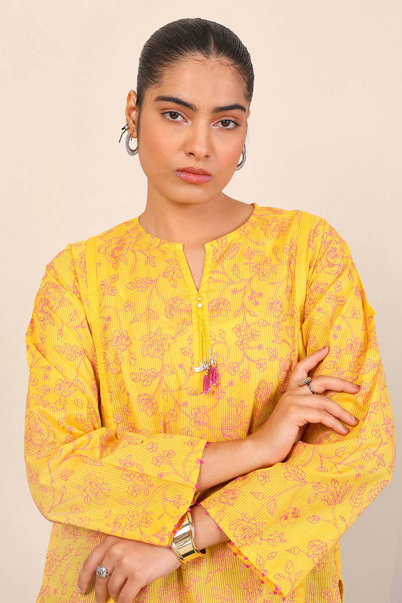 Malmal Embroidered Kurta - Image 2