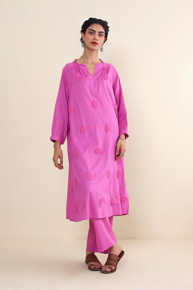 Mocktail Floral Embroidered Set - Image 3