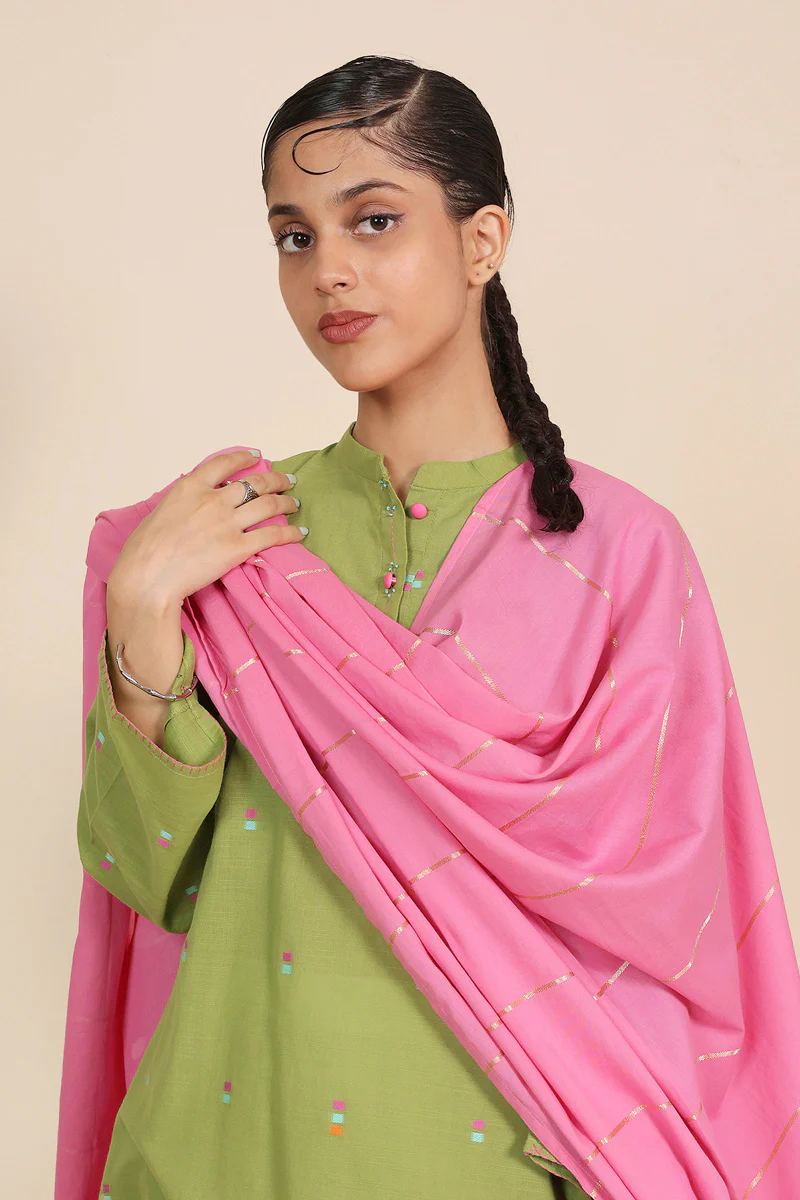 Pink Perfection Dupatta - Image 2