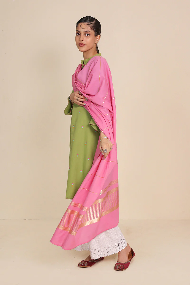 Pink Perfection Dupatta - Image 4