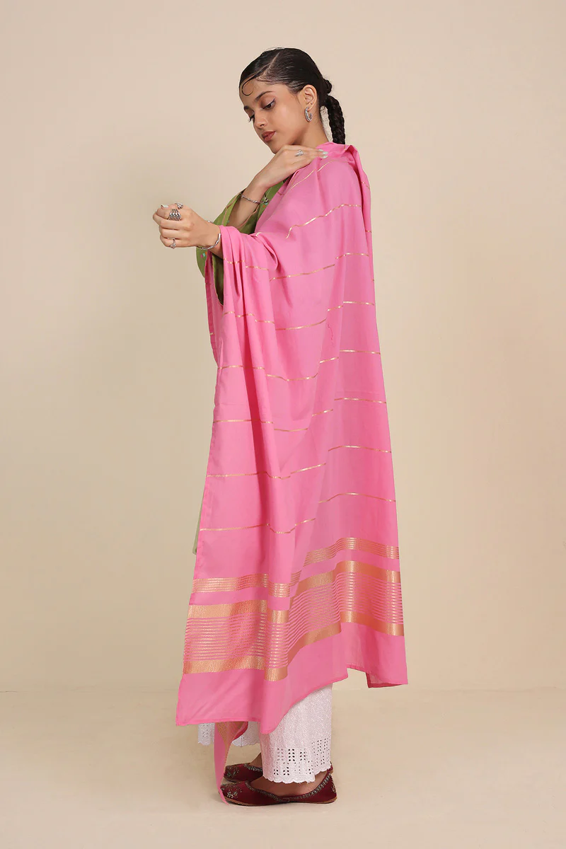 Pink Perfection Dupatta - Image 5