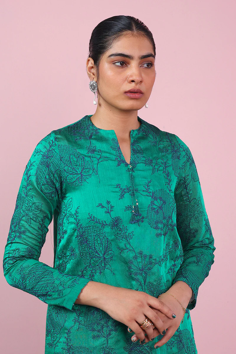 Fleur Amour Jaal Embroidered Shirt - Image 2