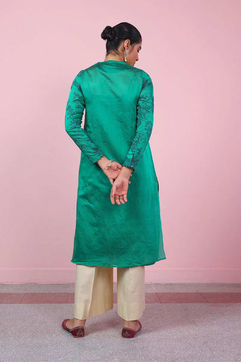 Fleur Amour Jaal Embroidered Shirt - Image 4
