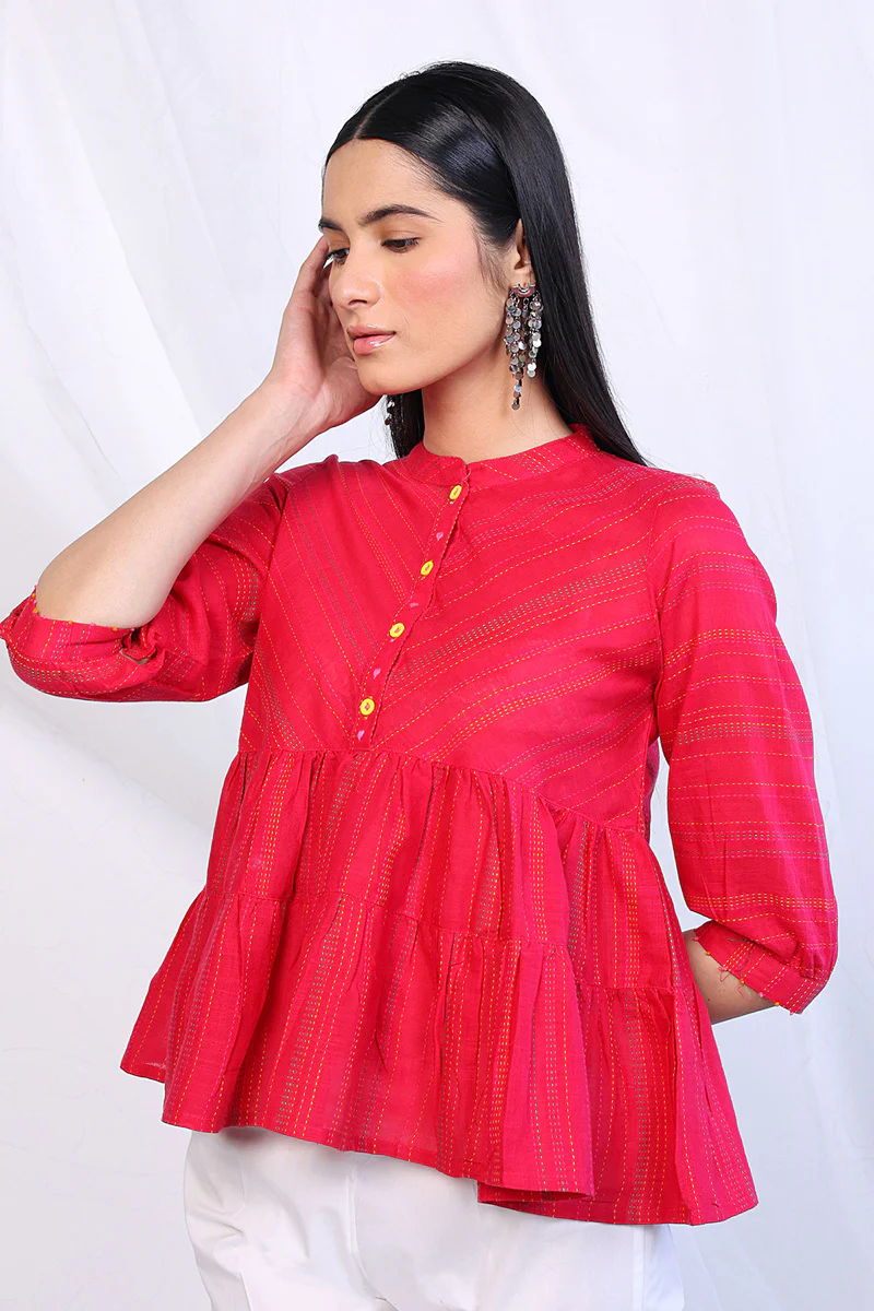 Tinka Peplum Top - Image 2