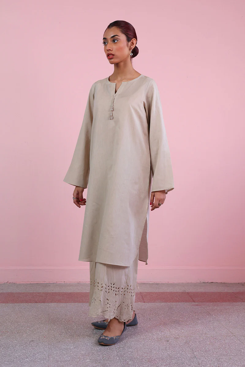 Nailing A Corner Cutwork 2-Piece Set - Image 2