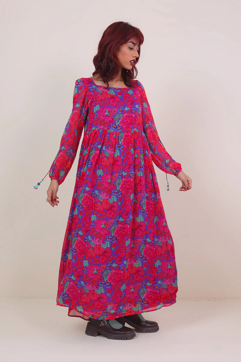Mix Tape Chiffon Dress - Image 8