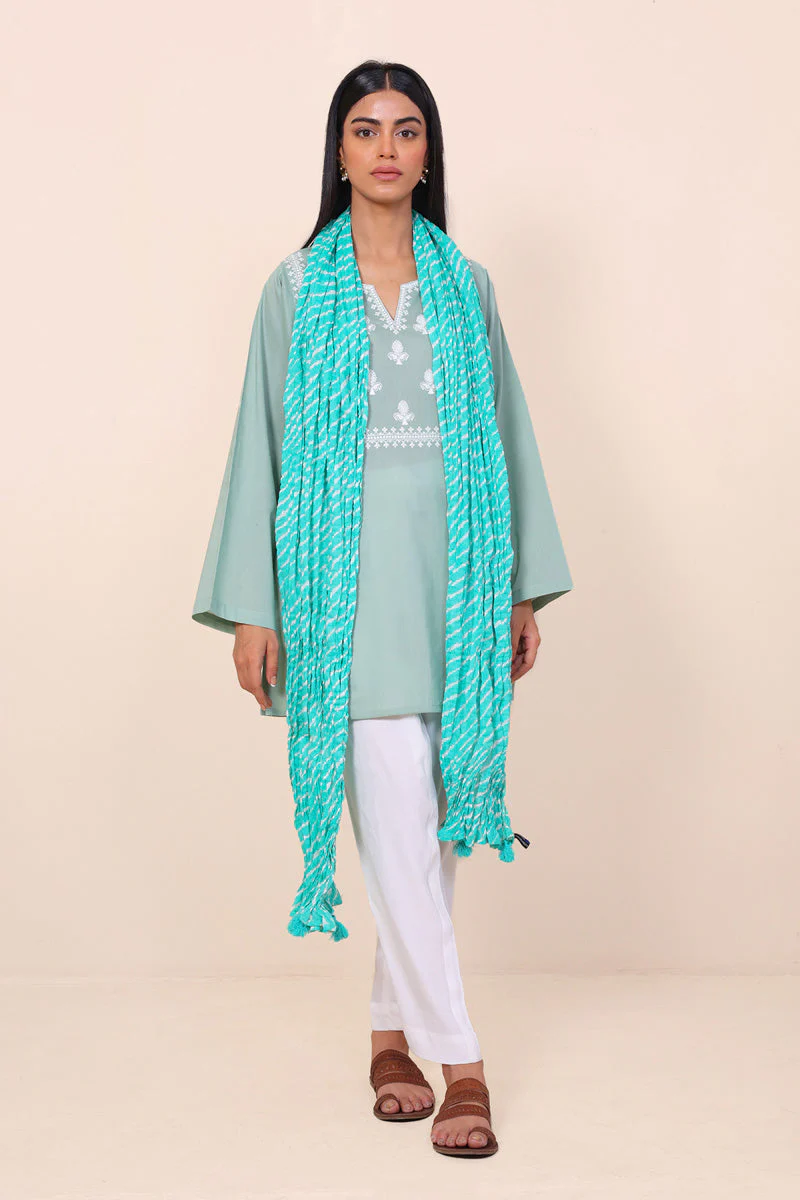 Tie & Dye Print Dupatta - Image 10