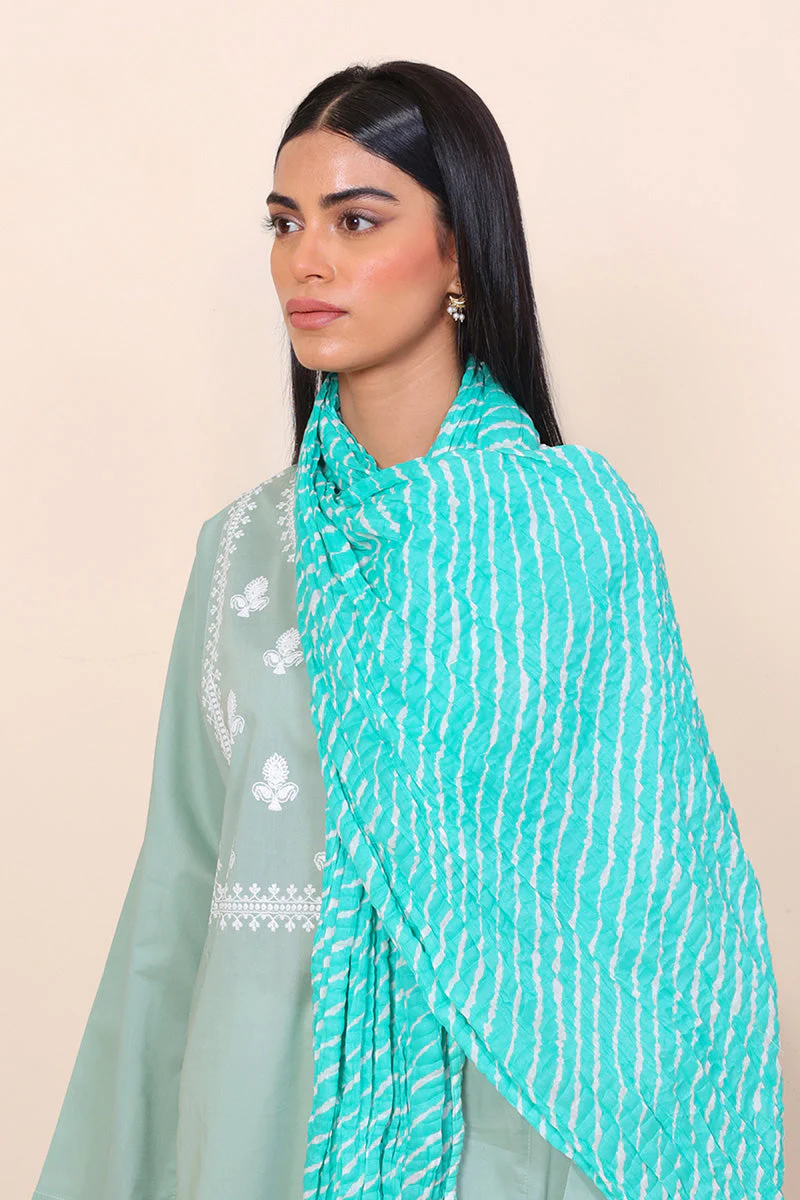 Tie & Dye Print Dupatta - Image 9
