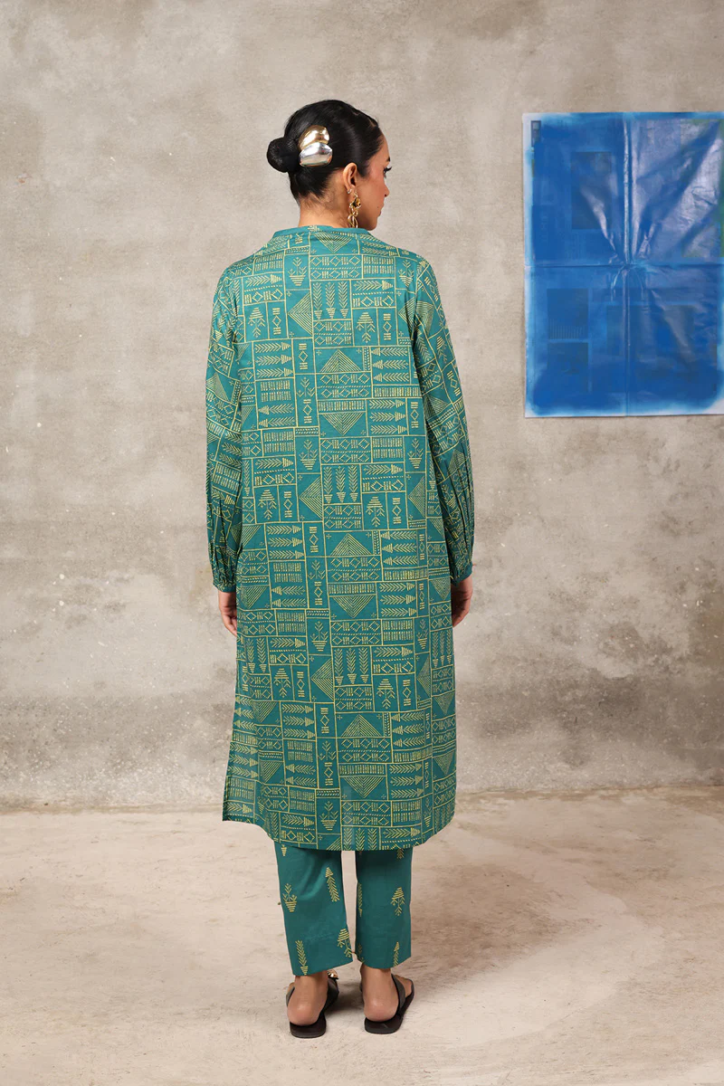 Pure Egyptian Mukesh Suit - Image 10