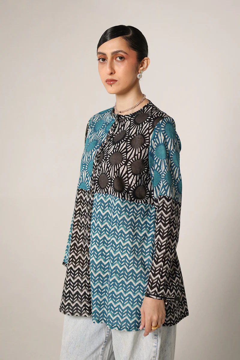 Nandana Blocked Top - Image 3