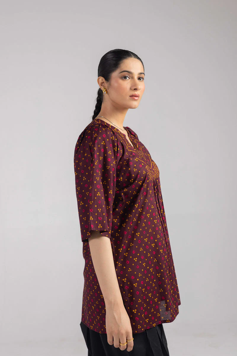 Printed Bandhani Bliss Top - Image 20