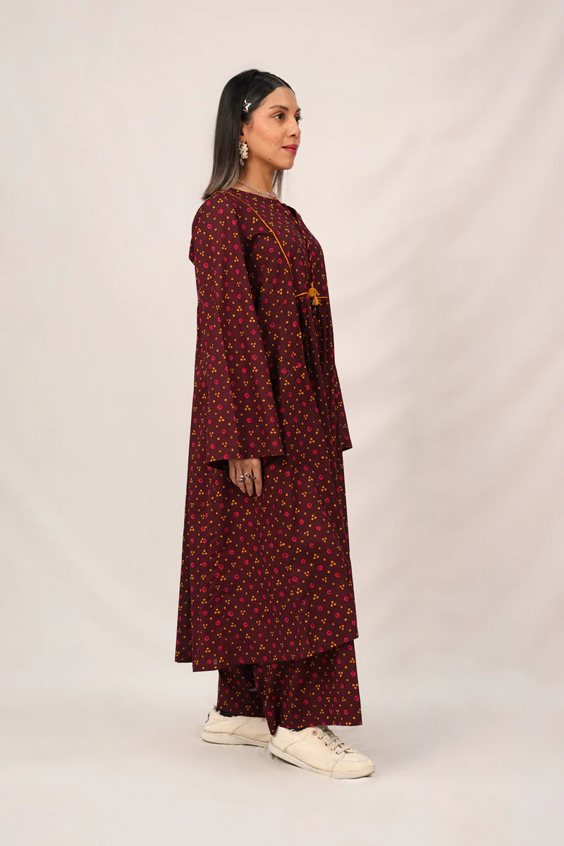 Tasseled Bandhani Bliss Set - Image 14