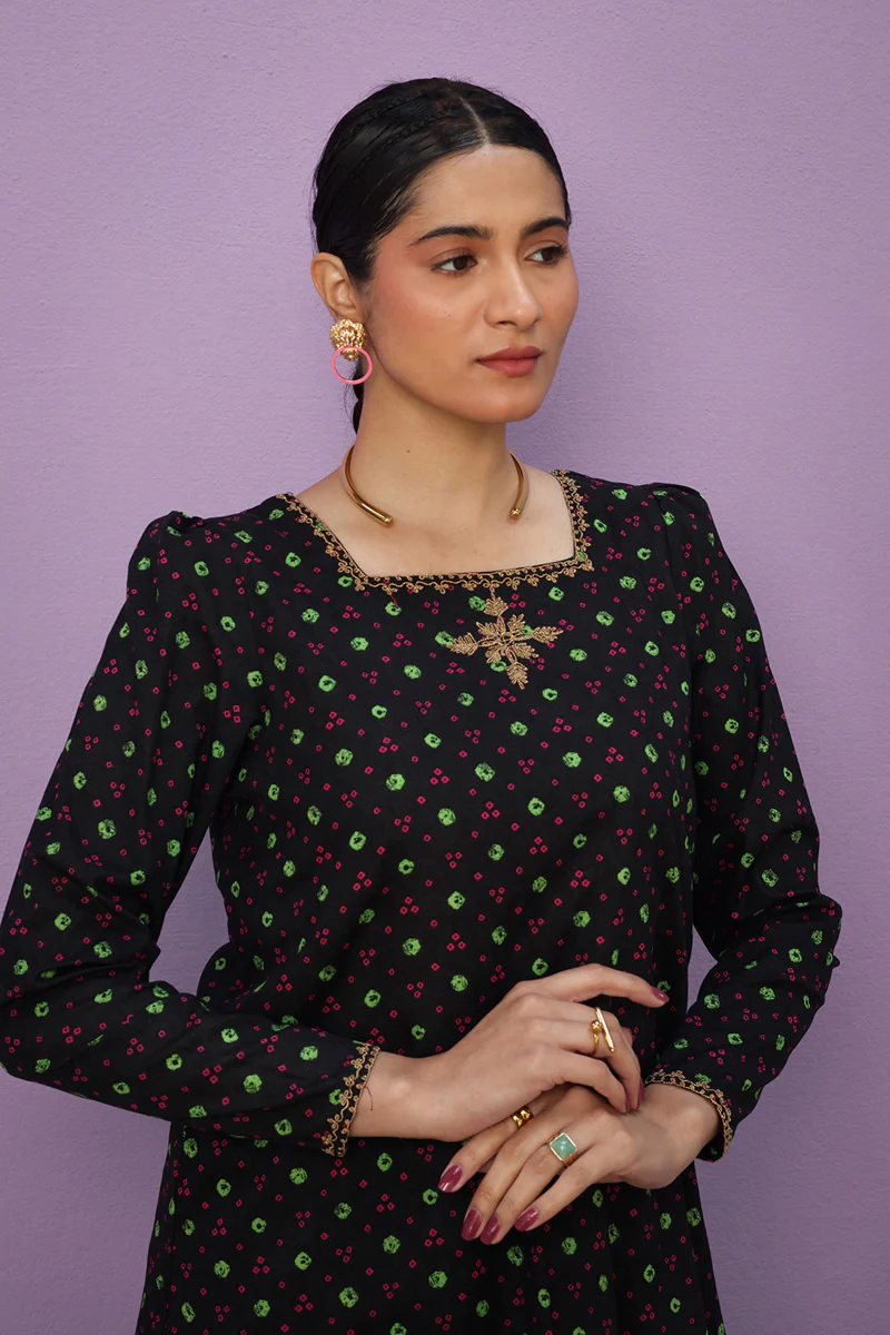 Bandhani Bliss Gharara Set - Image 10