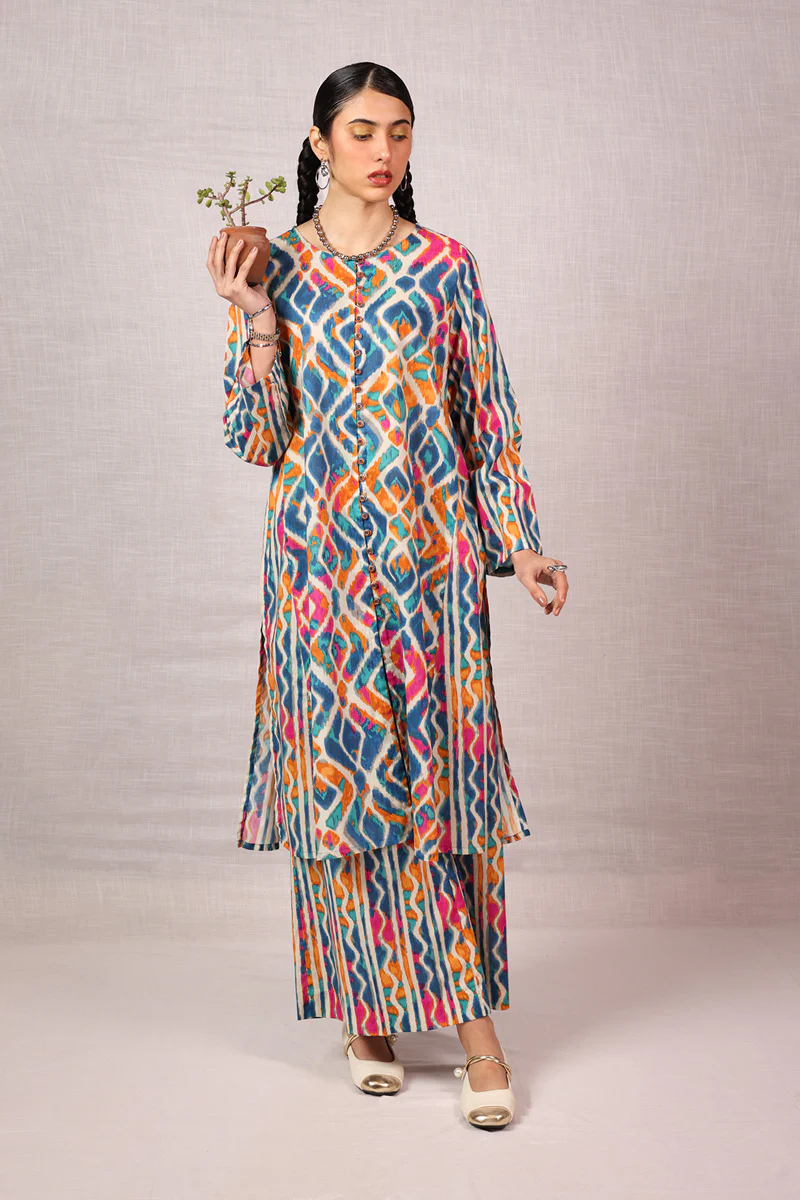 Ikkat Art Co-Ord Set - Image 7