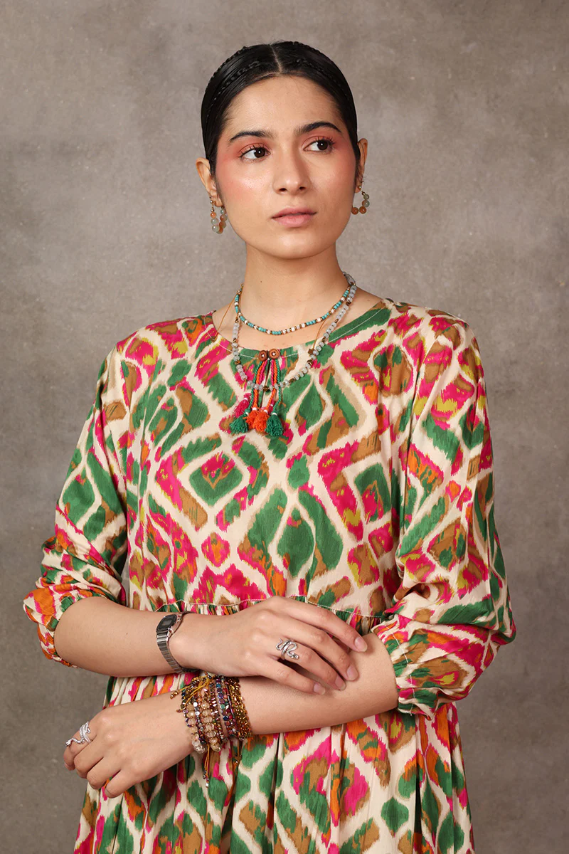 Ikkat Mystique Frock - Image 9