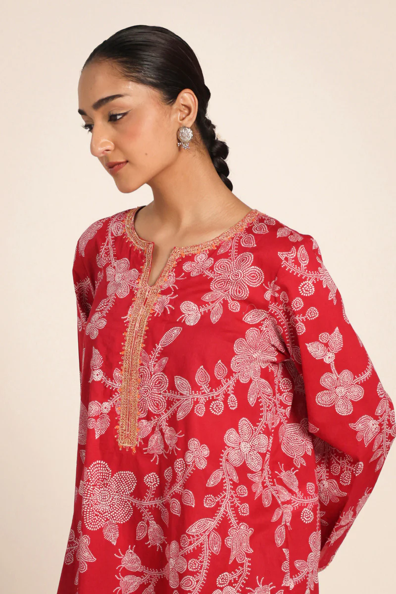 Floral Bead Work Ensemble - Image 5