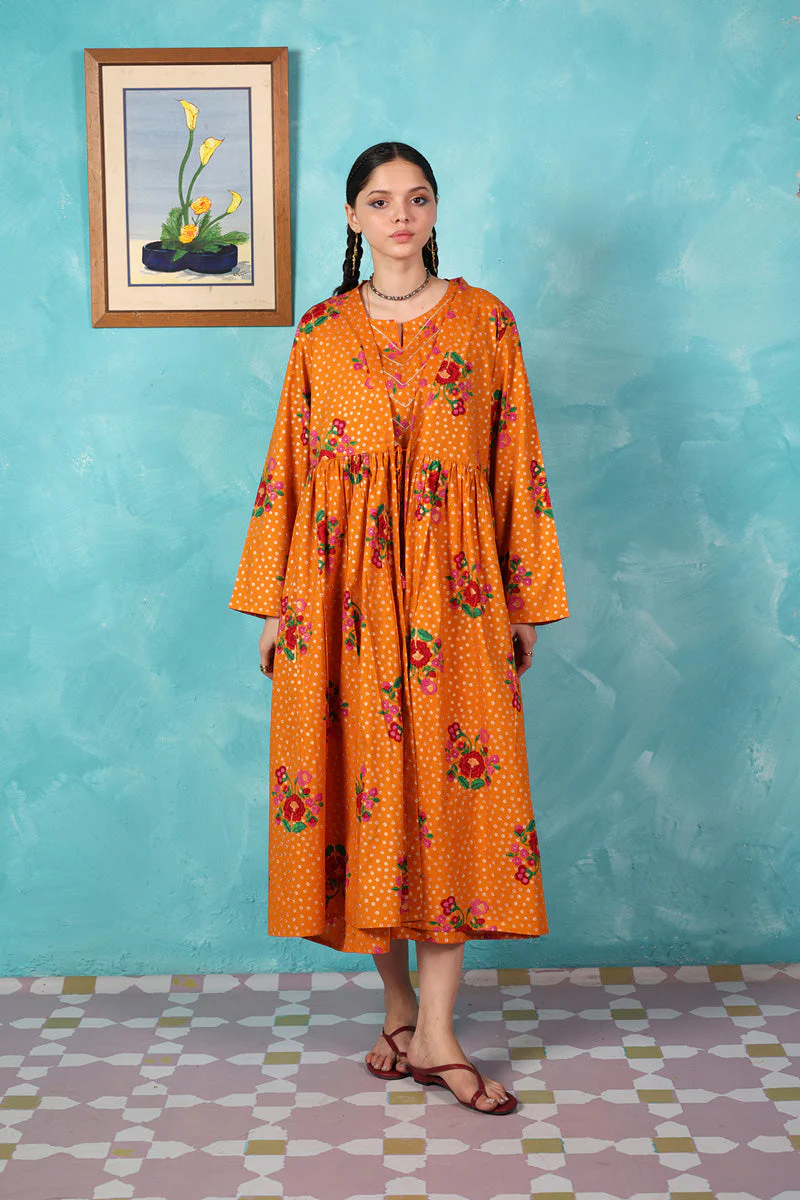 Serene Folk Garden Kurta - Image 27