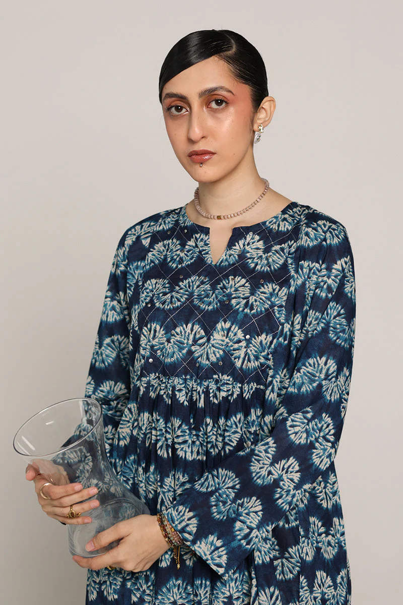 Shibori Mukaish Frock - Image 23