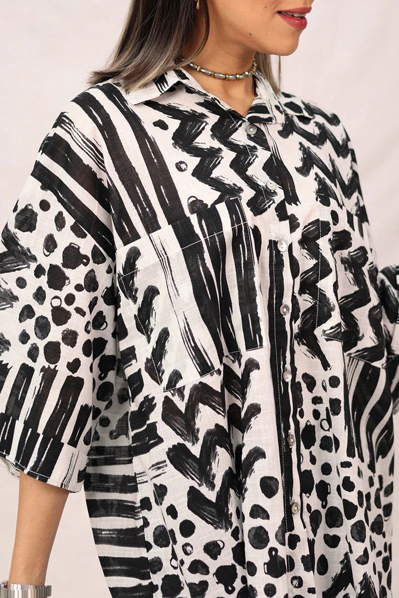 Brush Strokes Symbolic Top - Image 4