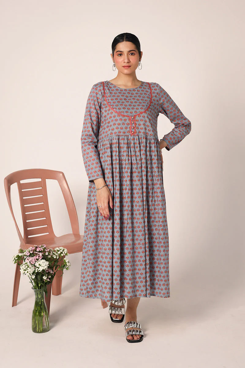 Rang Mahal Printed Dress - Image 16