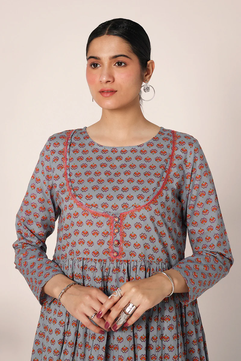 Rang Mahal Printed Dress - Image 7