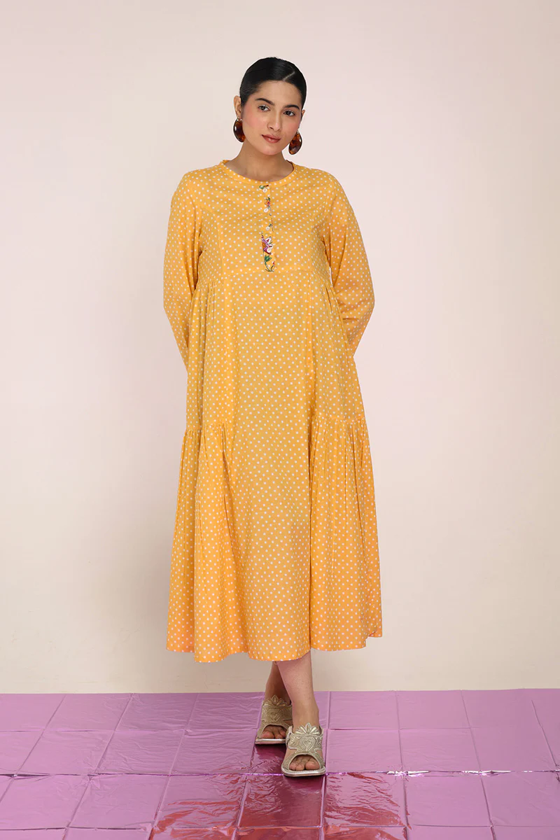 Gardenia Cascade Frock - Image 11