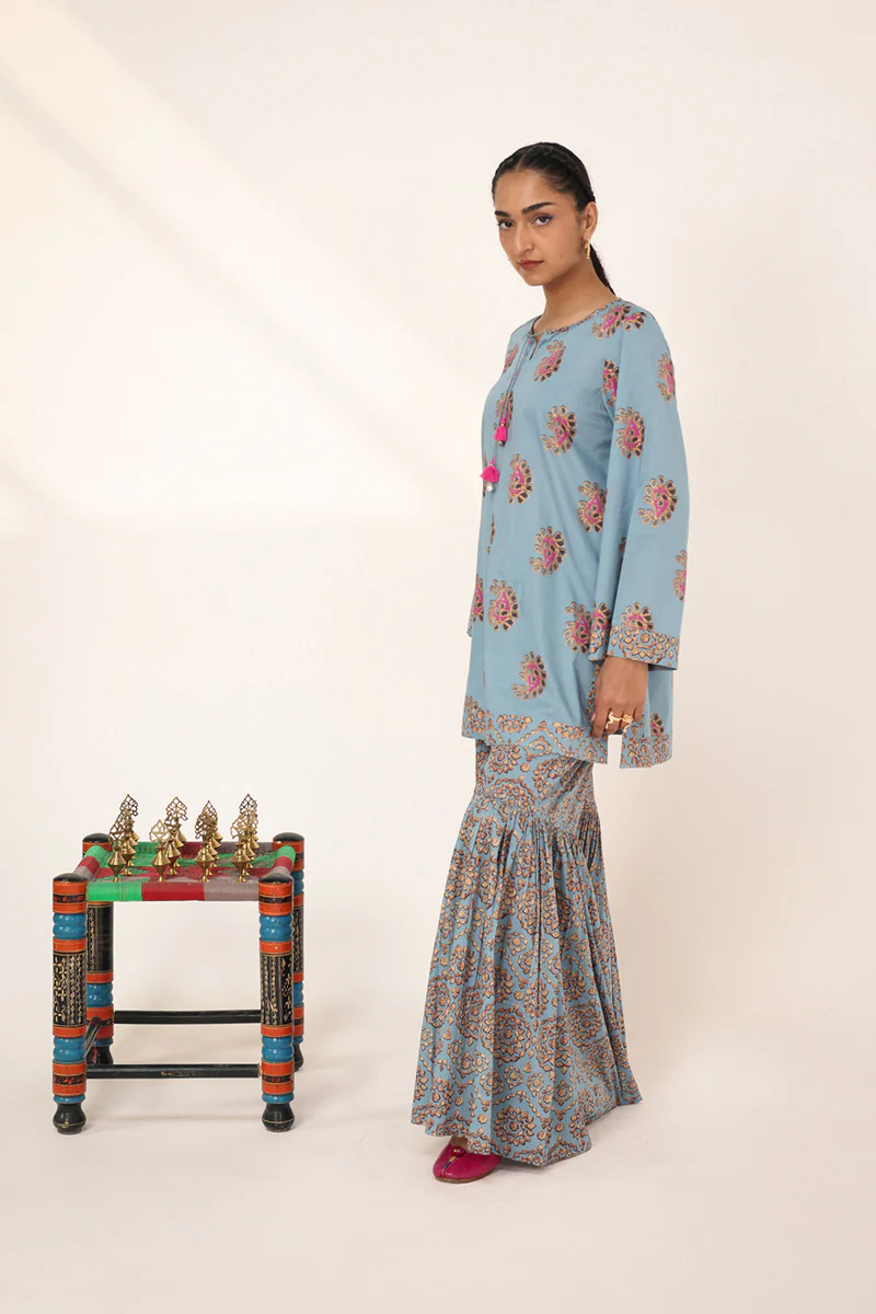 Gotta Glow Gharara Ensemble - Image 6
