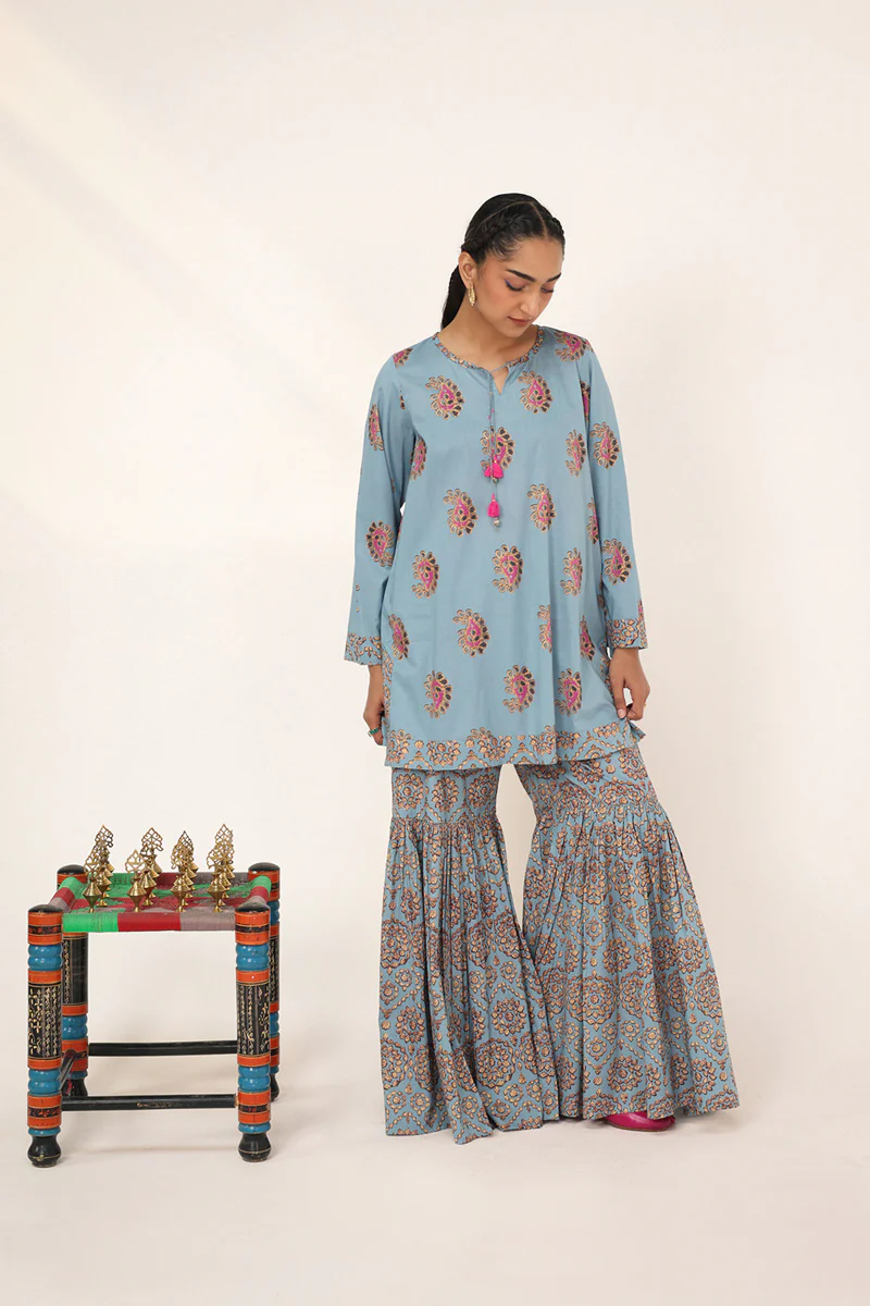 Gotta Glow Gharara Ensemble - Image 7