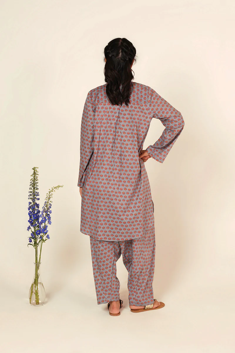 Rang Mahal Pleated Ensemble - Image 3