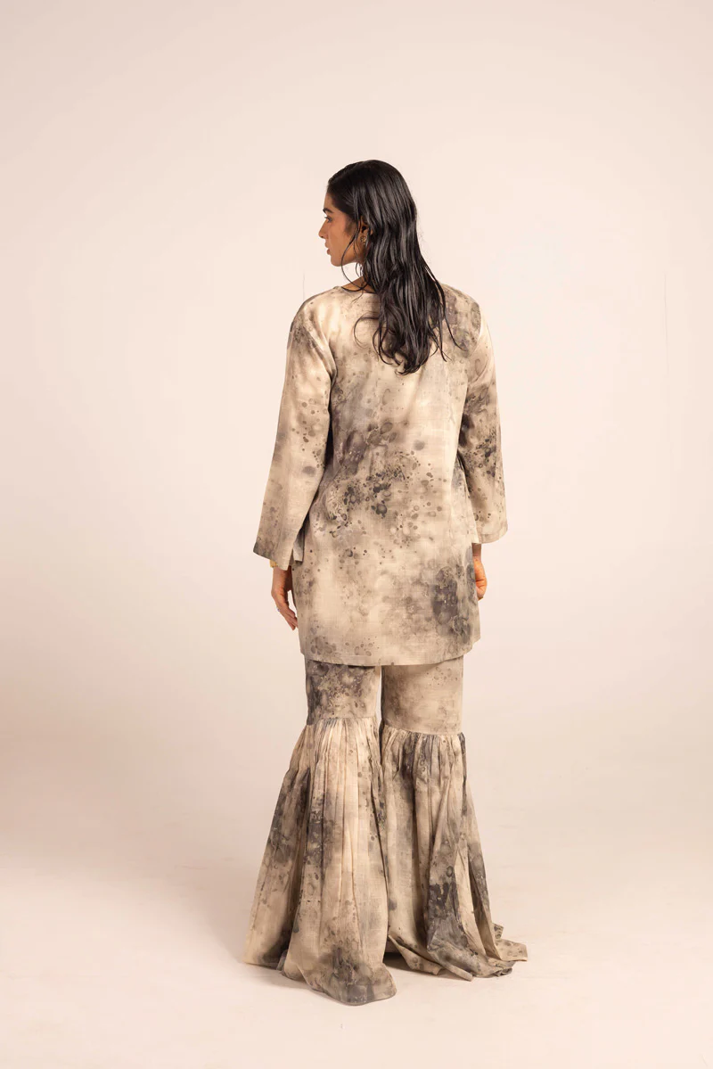 Splash Tastic Gota Glint Gharara Set - Image 15