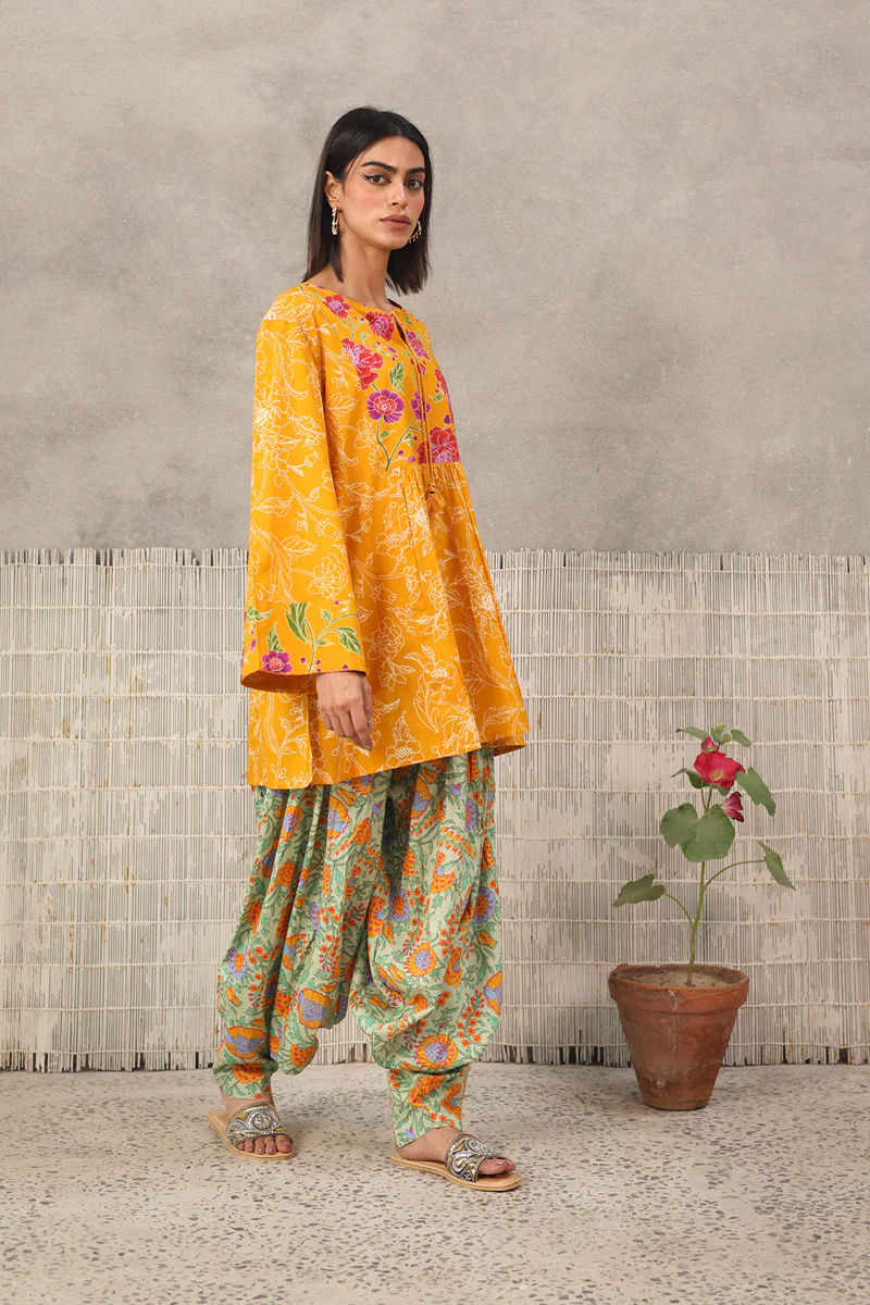 Chintz Garden Flare Peplum - Image 2