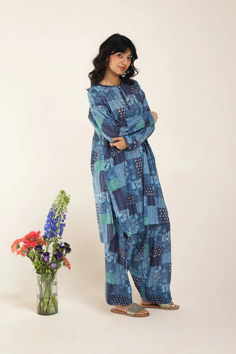 Kantha Quilted Whimsy Duo - Image 4