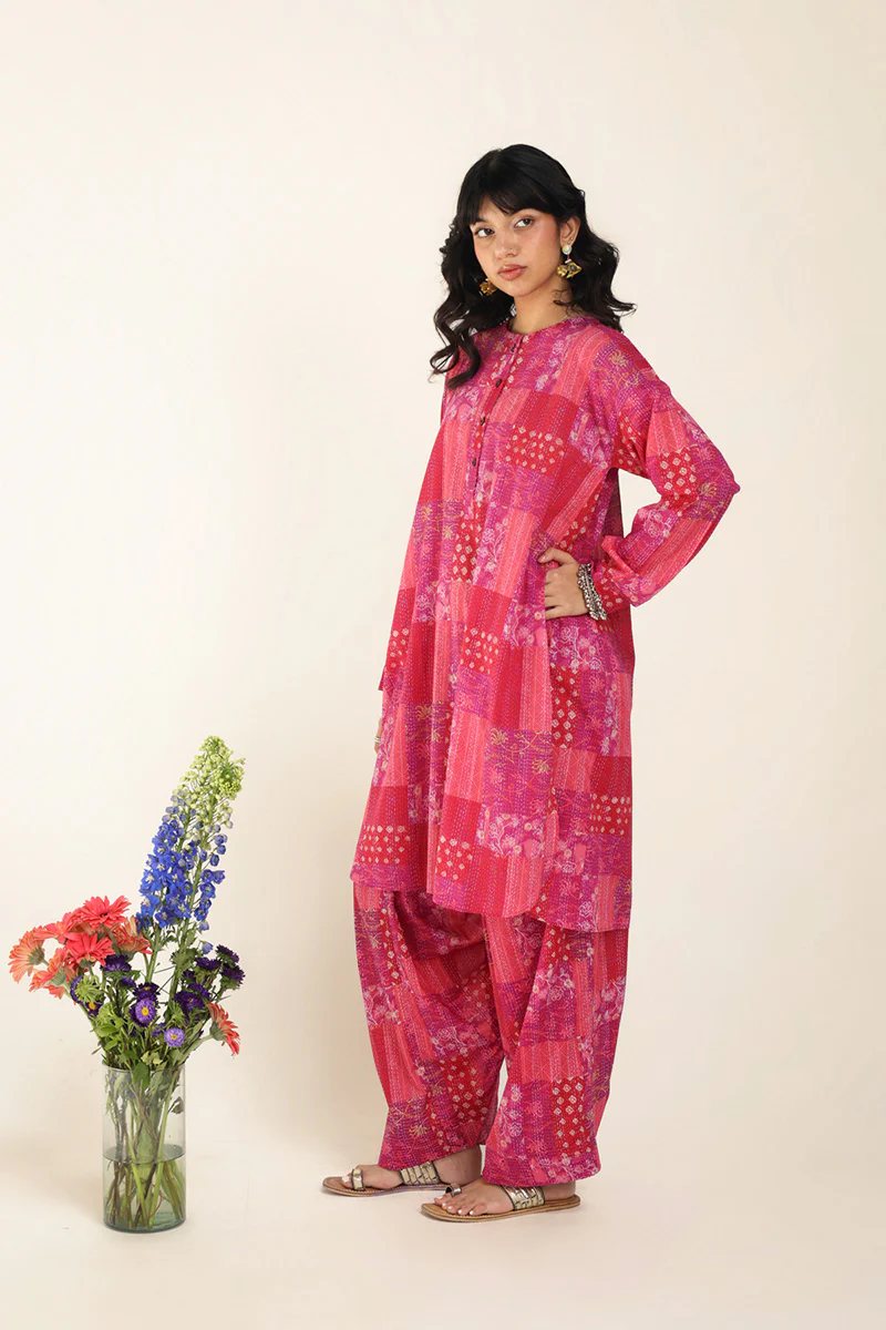 Kantha Quilted Whimsy Duo - Image 9