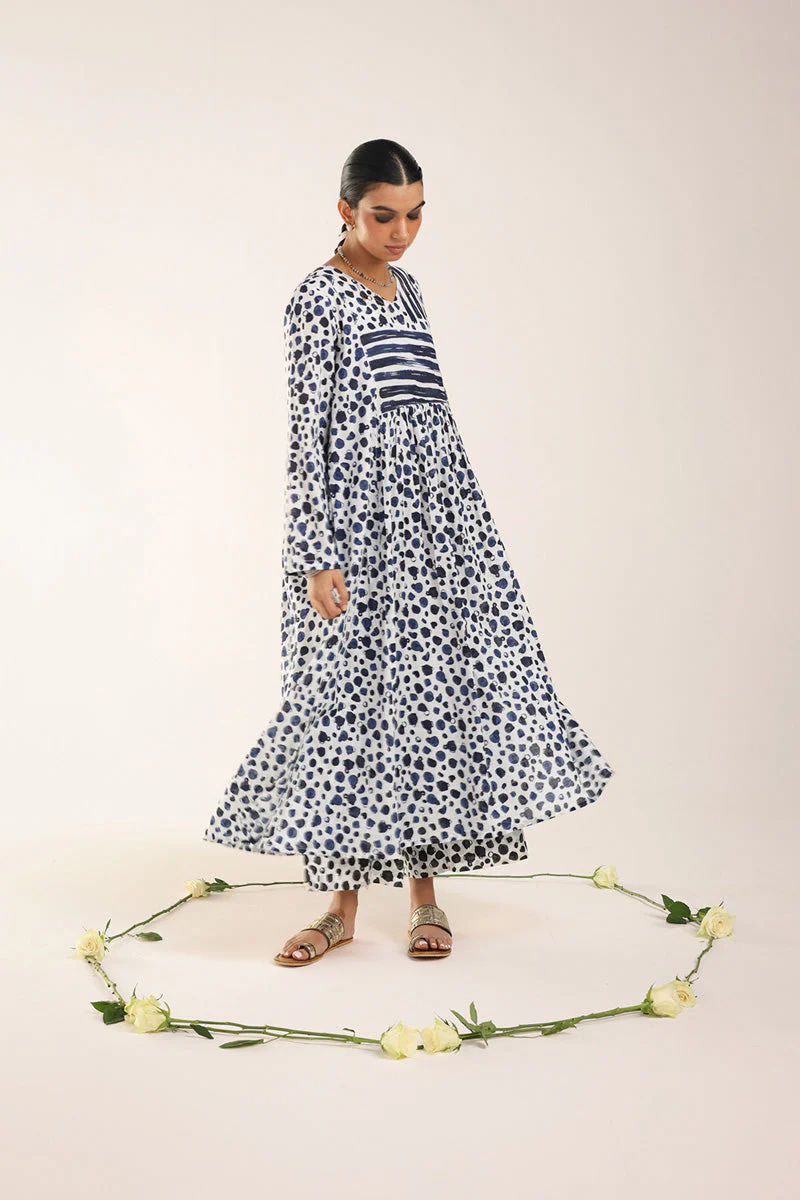 Brush Strokes Art Kurta - Image 23