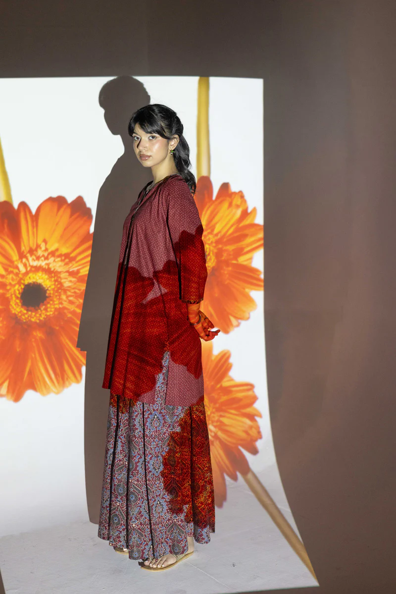 Pure Ajrak Tales Skirt Duo - Image 10