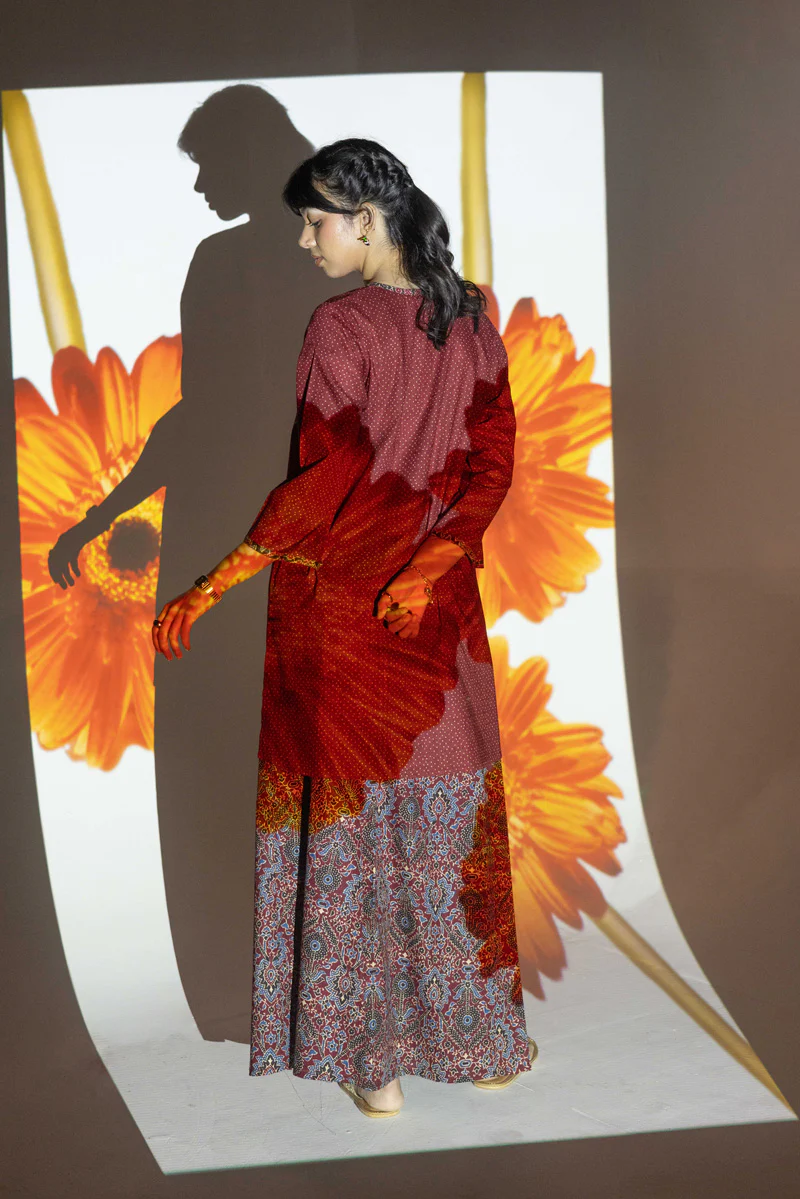 Pure Ajrak Tales Skirt Duo - Image 11