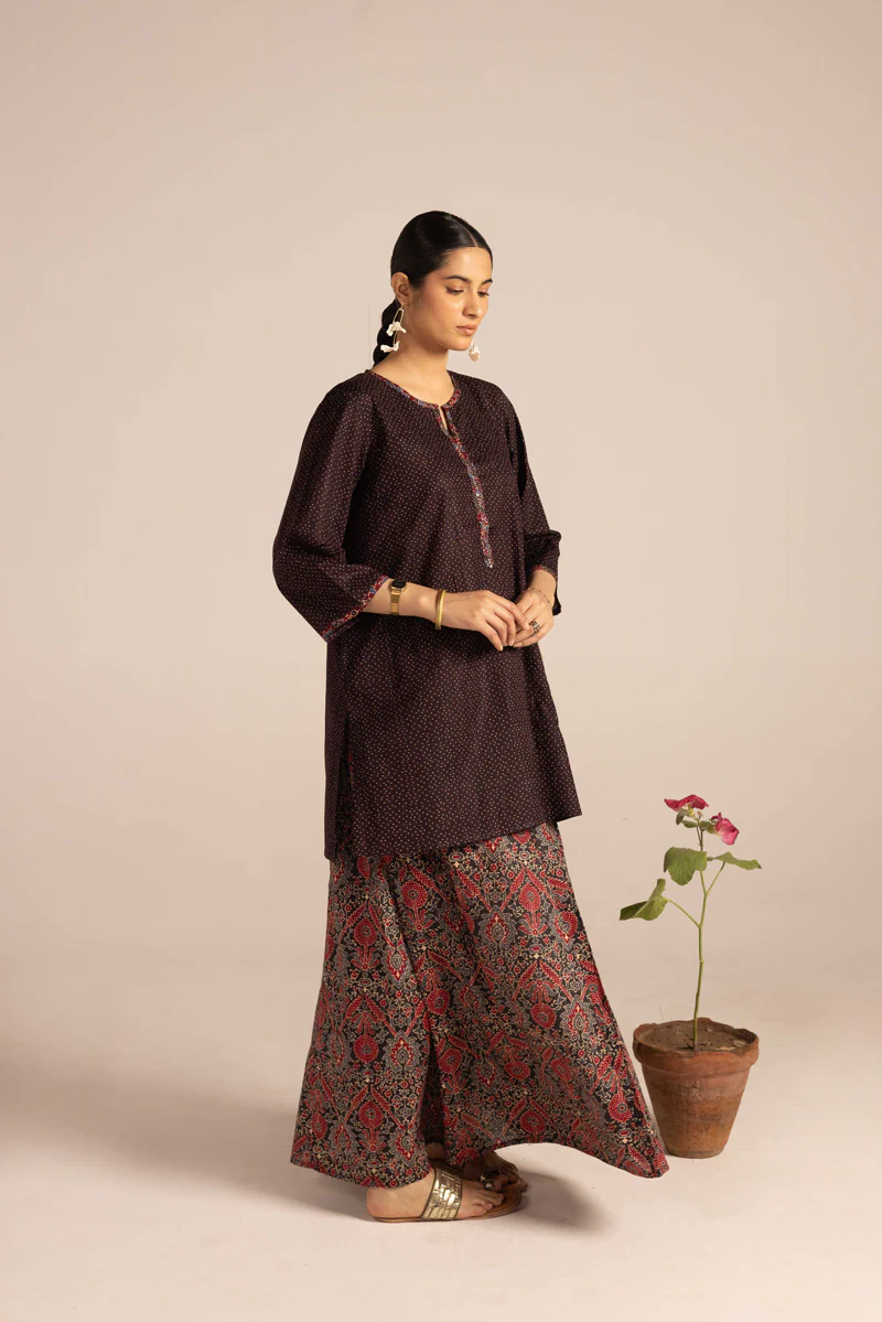Pure Ajrak Tales Skirt Duo - Image 12