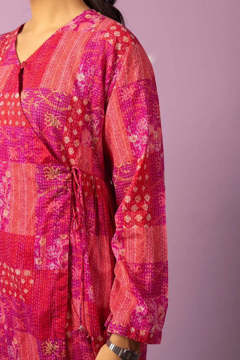 Kantha Angrakha Ensemble - Image 5