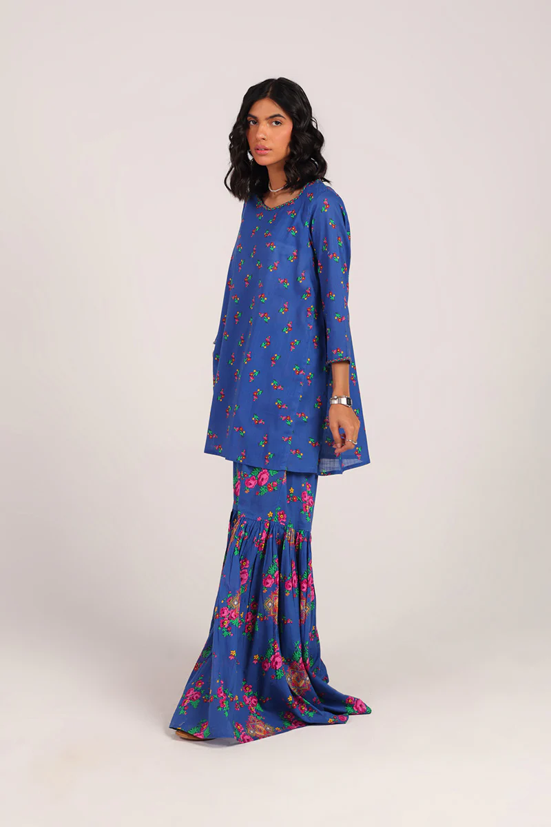 Balochi Garden Gharara Set - Image 7