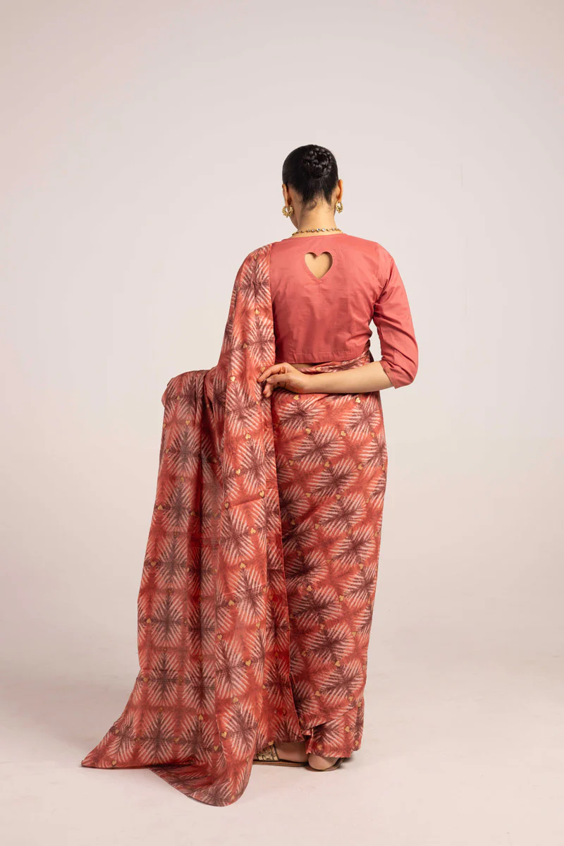 Tapestry of Dye Heart Saree - Image 16