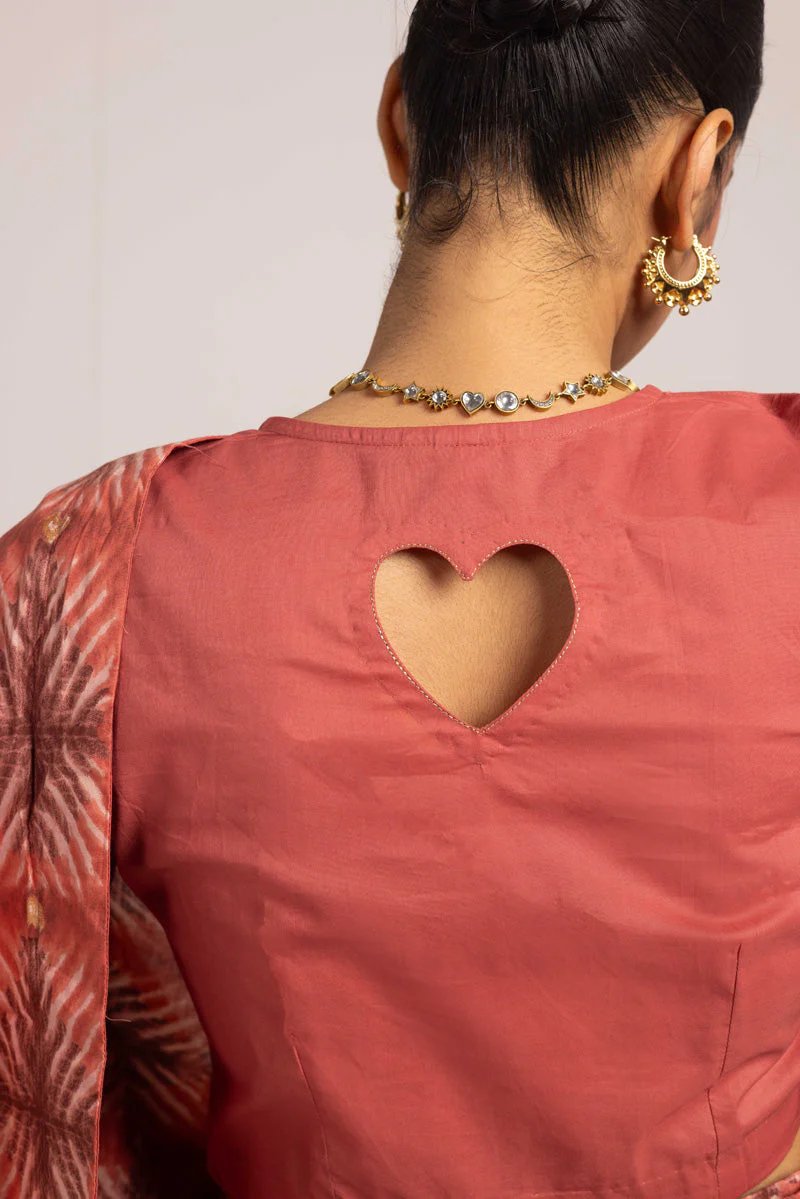 Tapestry of Dye Heart Saree - Image 24
