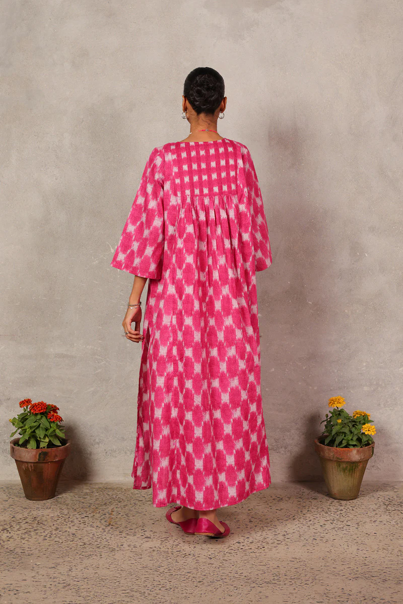 Tassel Twirl Ikkat Kurta - Image 14