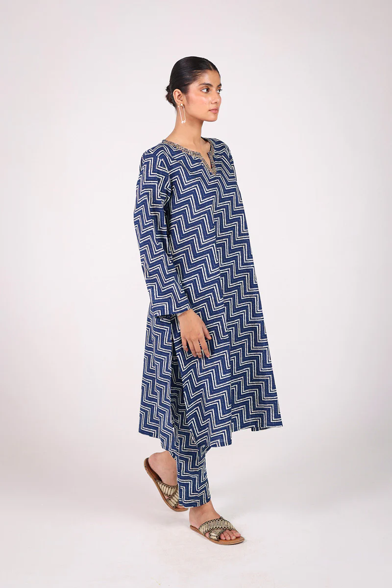 Blooming Bagh Chevron Duo - Image 7