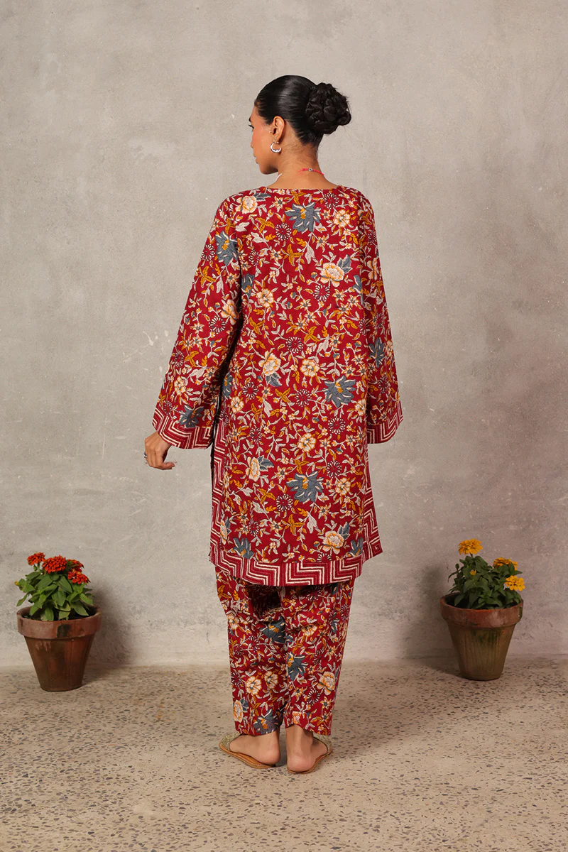 Verdant Blooming Bagh Duo - Image 12