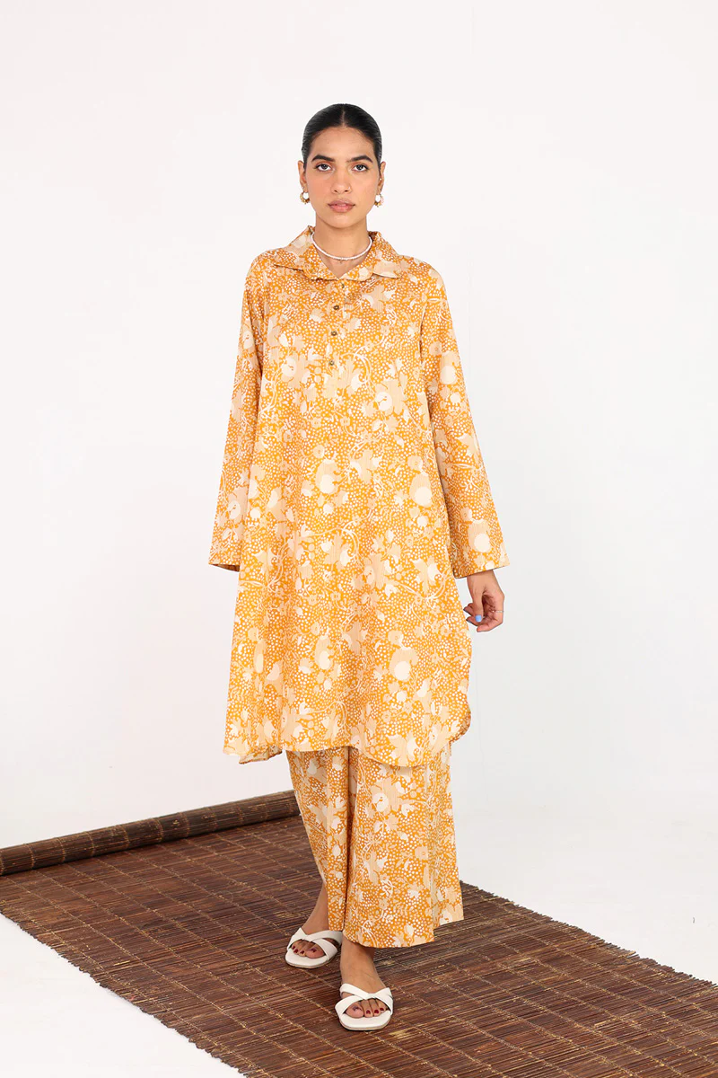 Collared Gul E Aqs Ensemble - Image 7