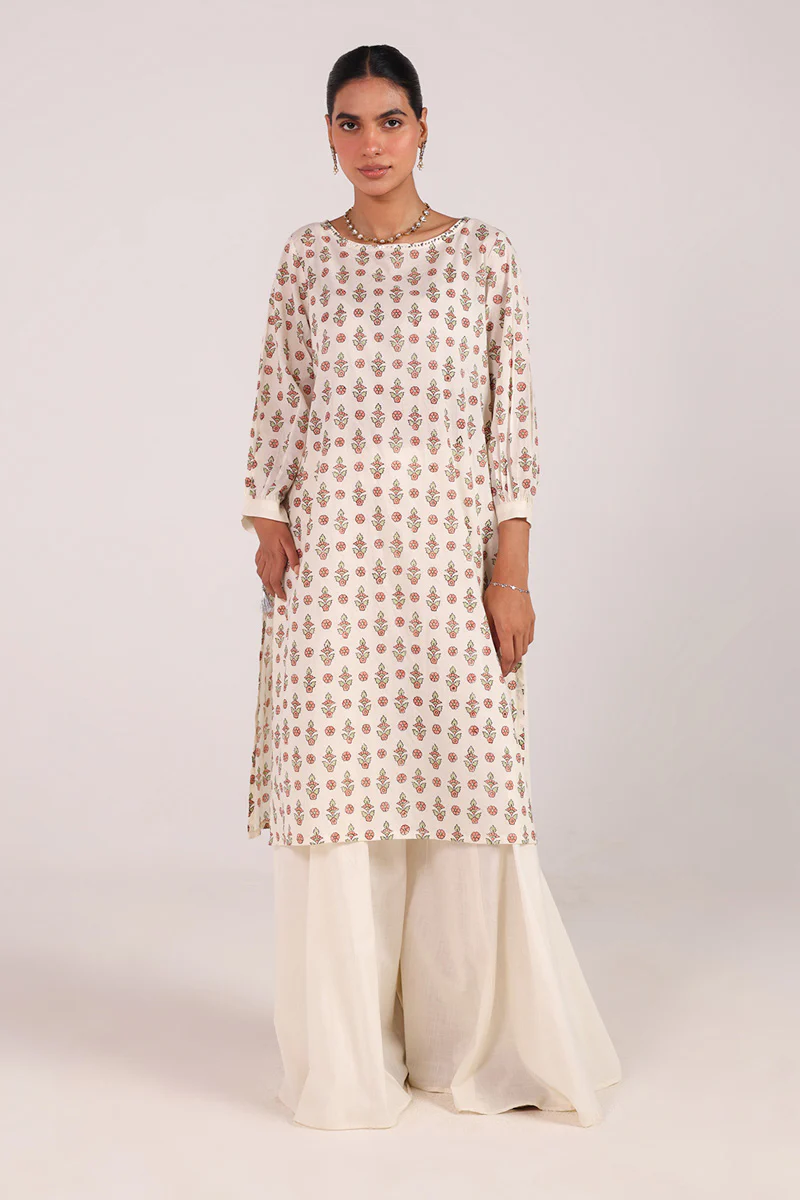 Block-Printed Anarkali Set - Image 3