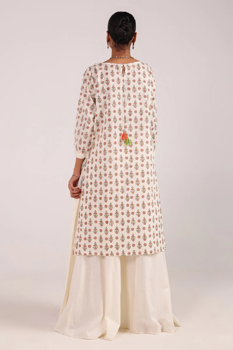Block-Printed Anarkali Set - Image 5