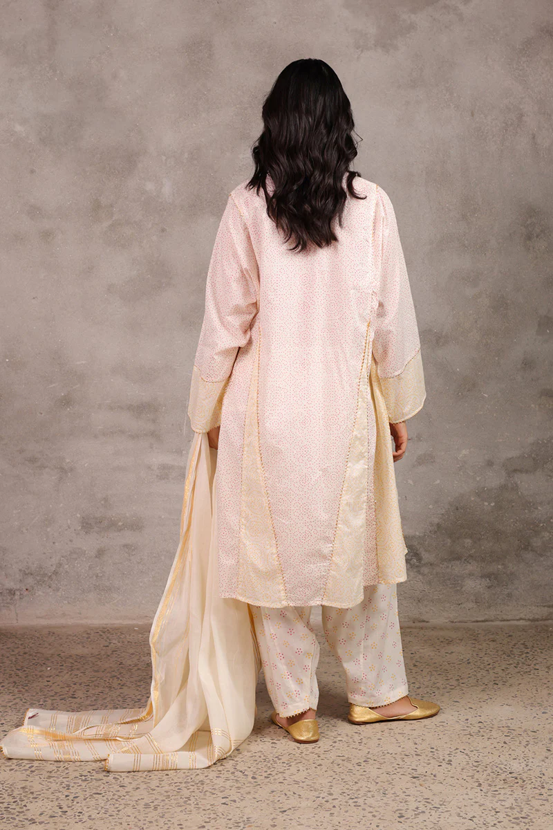 Block-Printed Anarkali Ensemble - Image 7