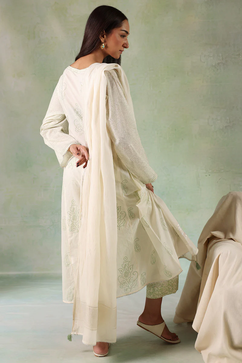 Husn-e-Anarkali 3 Piece Suit - Image 7