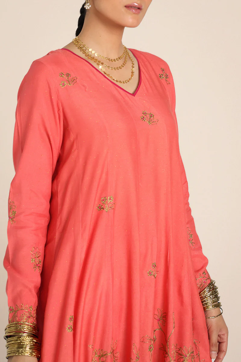 Hues of Red Gilded Flare Ensemble - Image 5